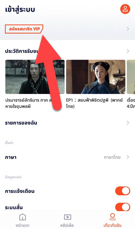 สมัคร WeTV VIP 